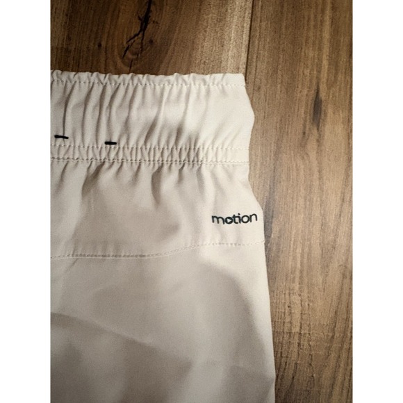 Motion Men's Joggers Large Light Beige Lightweight Pockets Drawstring Comfort - Picture 7 of 7